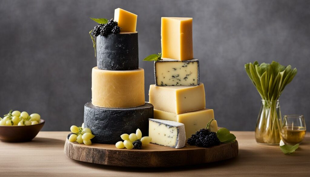 Cheese wedding cake