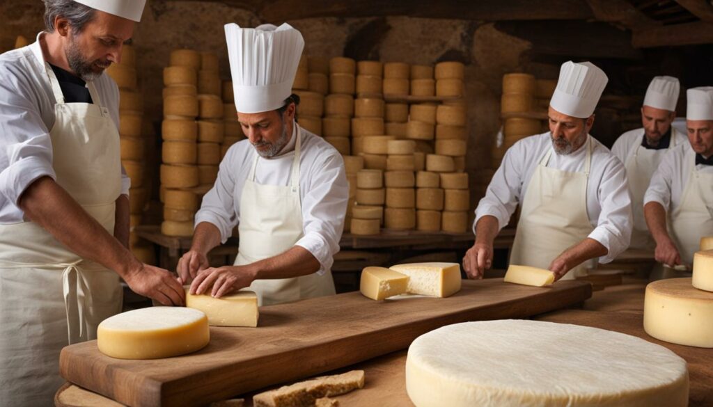 French cheese making