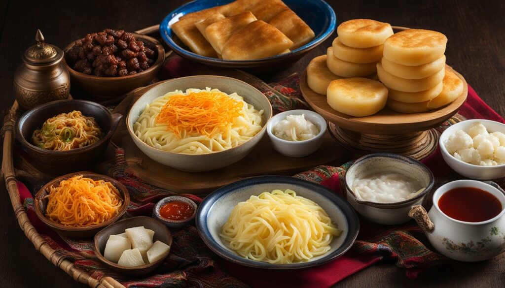 Mongolian breakfast